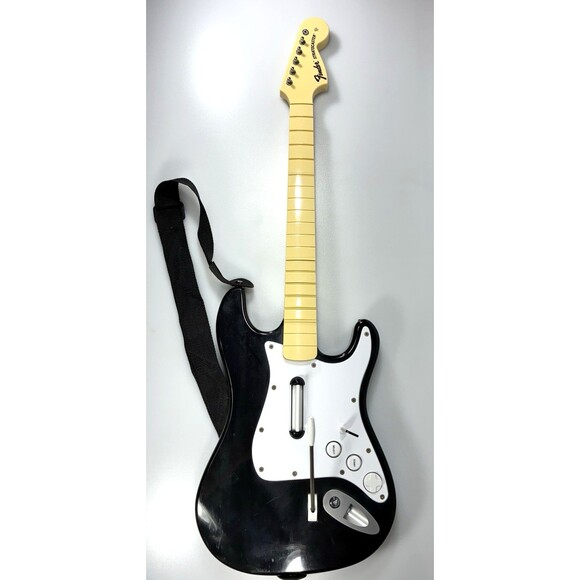 Harmonix Rock Band Fender Stratocaster Wireless Guitar #822151 No Dongle Tested - Picture 1 of 10